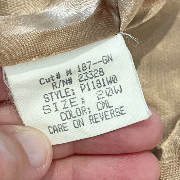 Vintage Pendleton Coat 22W Brown 100% Wool Collared Minimalist Midlength *Flawed - Picture 11 of 15